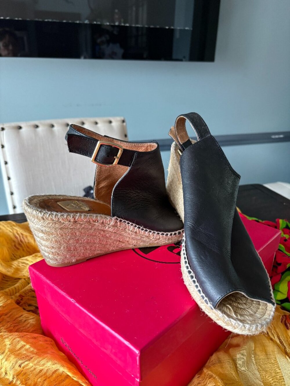Espadrilles Black Leather